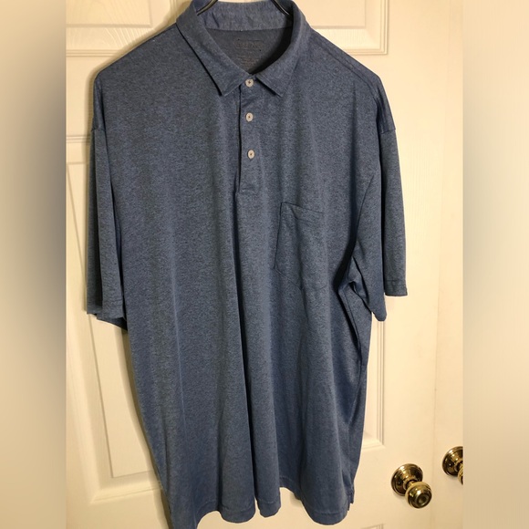 Recover Men’s 100% Recycled Materials Short Sleeve 1/4 Button Up 2X Polo Shirt - Picture 5 of 5
